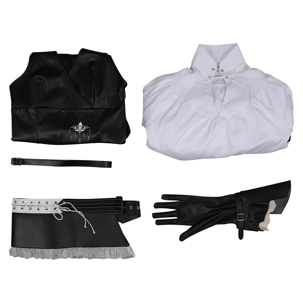 Final Fantasy XVI Jill Warrick Cosplay Costume Dress Belt Outfits Halloween Carnival Party Disguise Suit