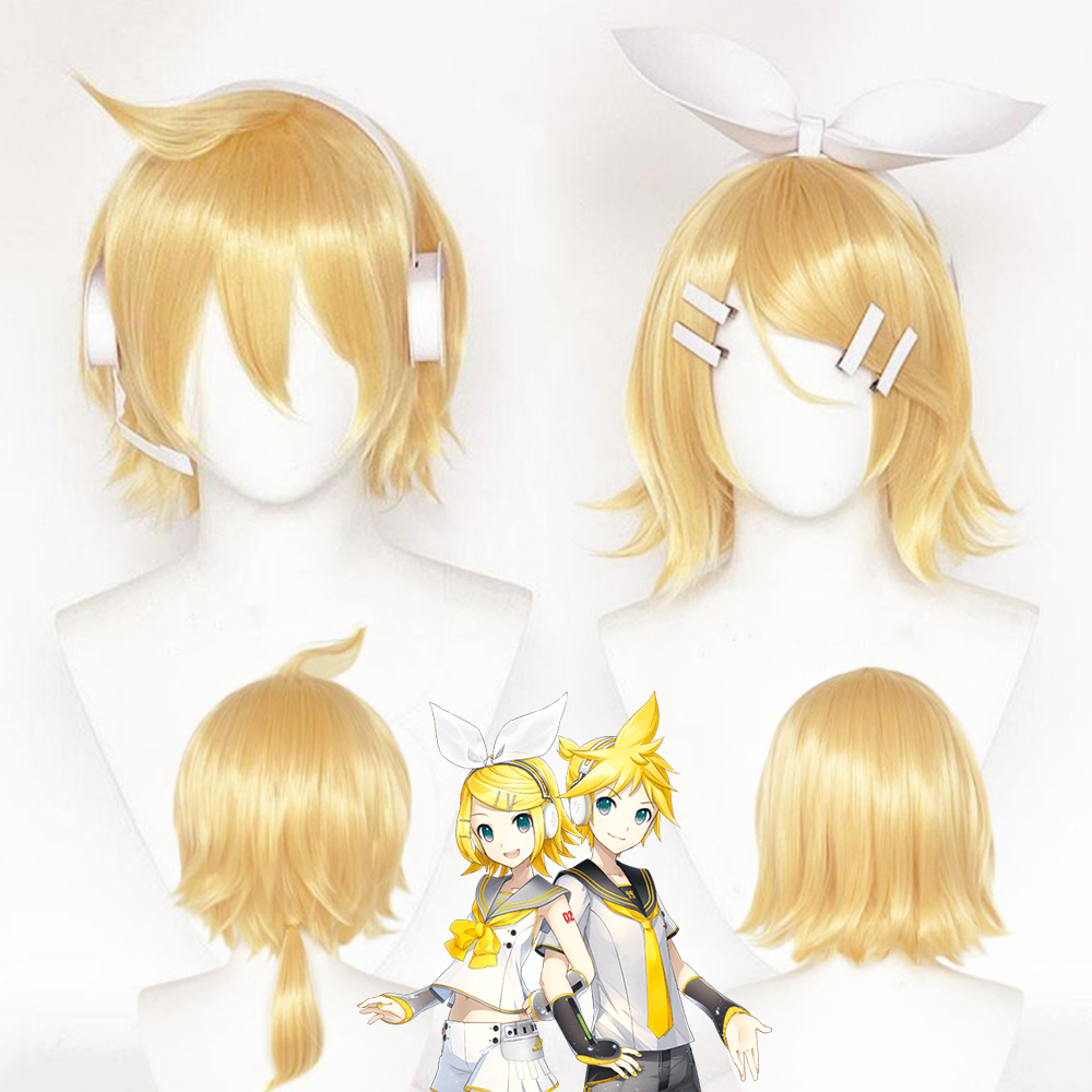 Kagamine Rin Kagamine Len Project Sekai Colorfl Stage Feat Cosplay Wigs