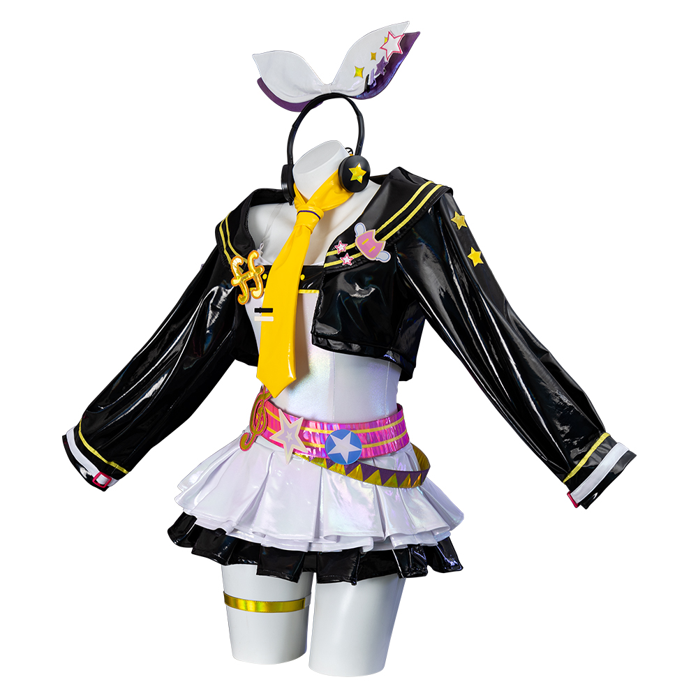Muse Dash & Hatsune Miku  Kagamine Rin Halloween Cosplay Costume Full Set