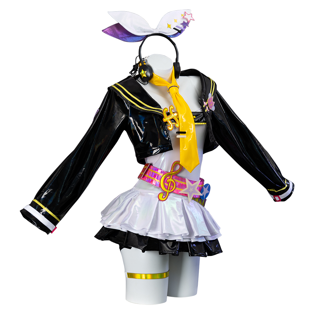 Muse Dash & Hatsune Miku  Kagamine Rin Halloween Cosplay Costume Full Set