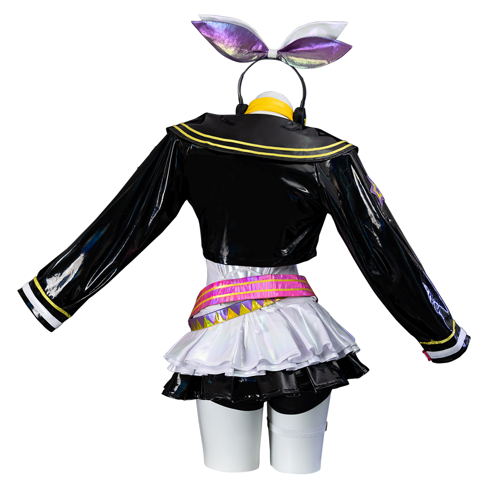 Muse Dash & Hatsune Miku  Kagamine Rin Halloween Cosplay Costume Full Set