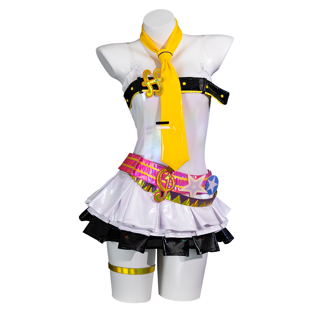 Muse Dash & Hatsune Miku  Kagamine Rin Halloween Cosplay Costume Full Set