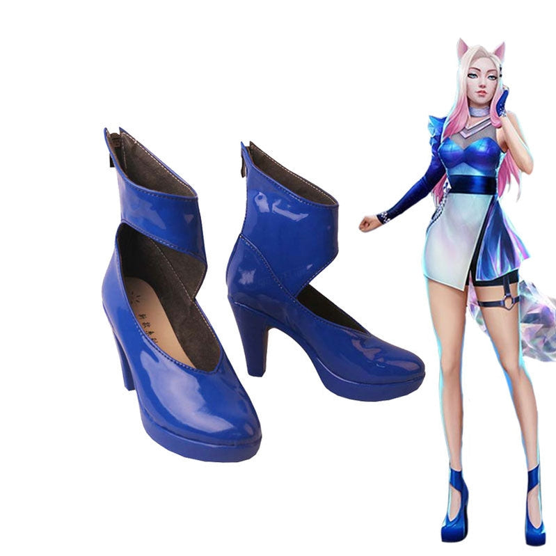 Game League of Legends KDA All Out Ahri Cosplay Props Shoes