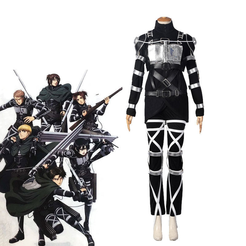 Attack On Titan Shingeki No Kyojin Final Season Levi Ackerman Cosplay Costume - Premium Edition