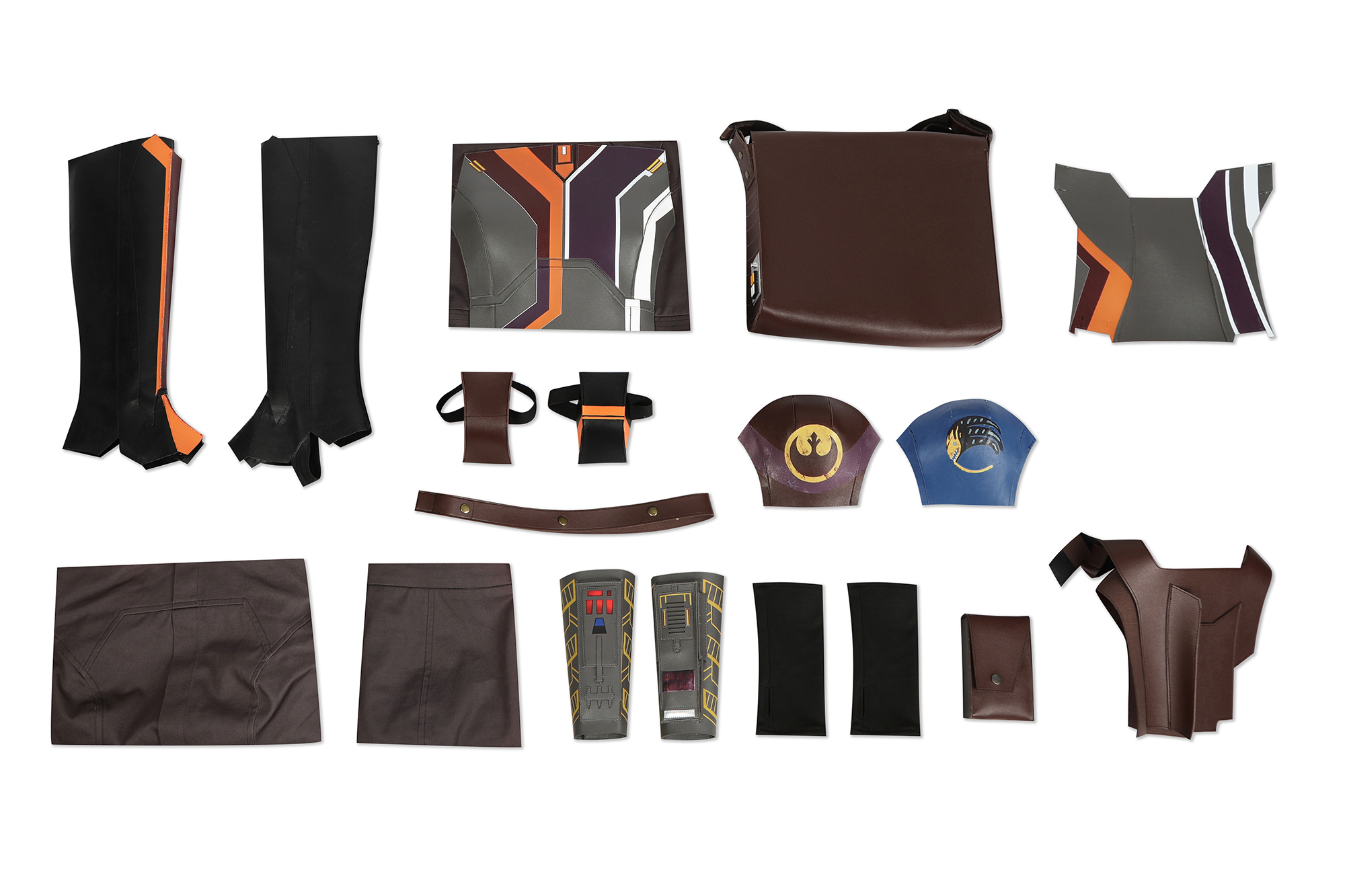 Movie Star Wars Ahsoka Sabine Wren Cosplay Costumes Slave Outfit 5230