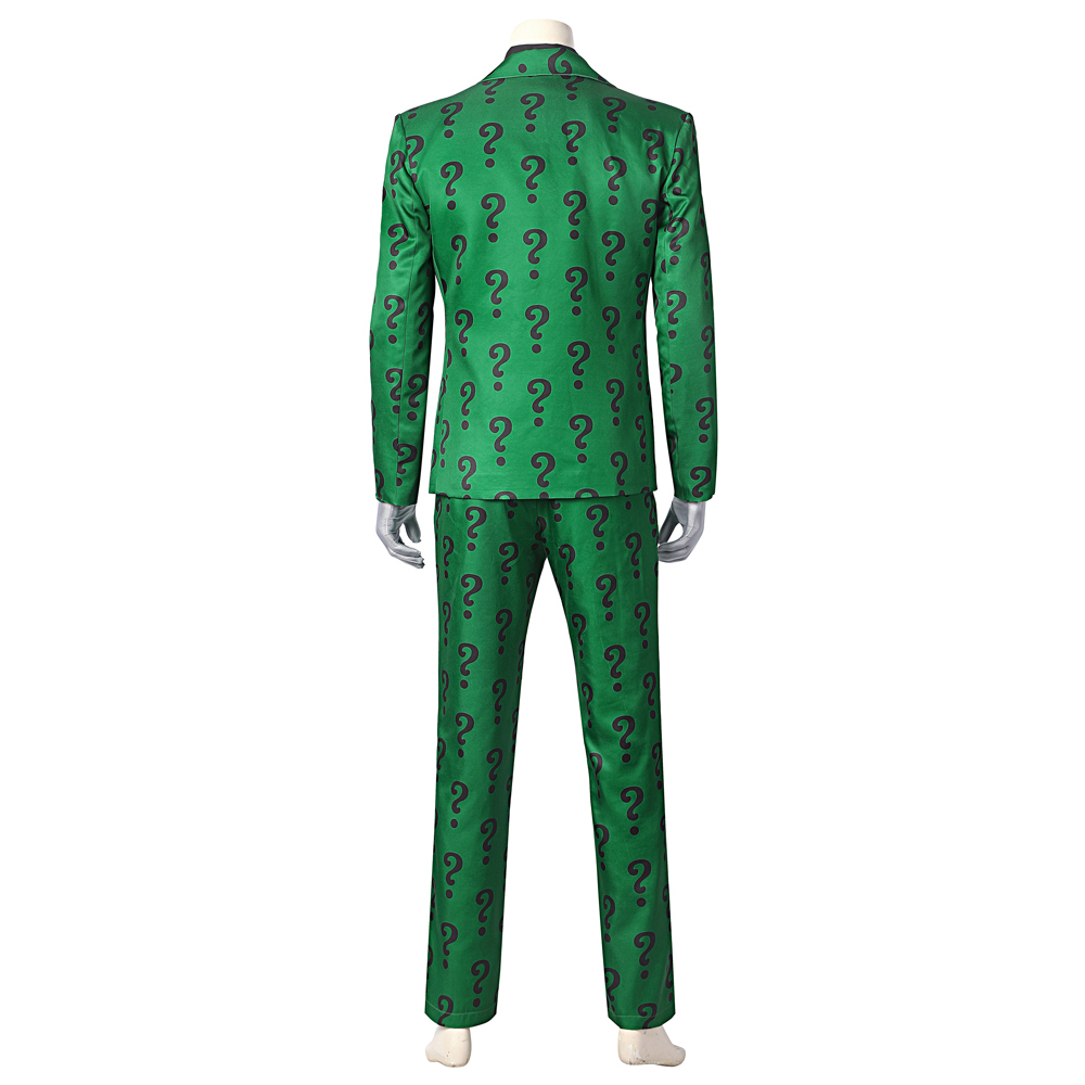 The 218.921Batman 1966 TV  Riddler Cosplay Costume Halloween Costume Sets DC Movie 4854