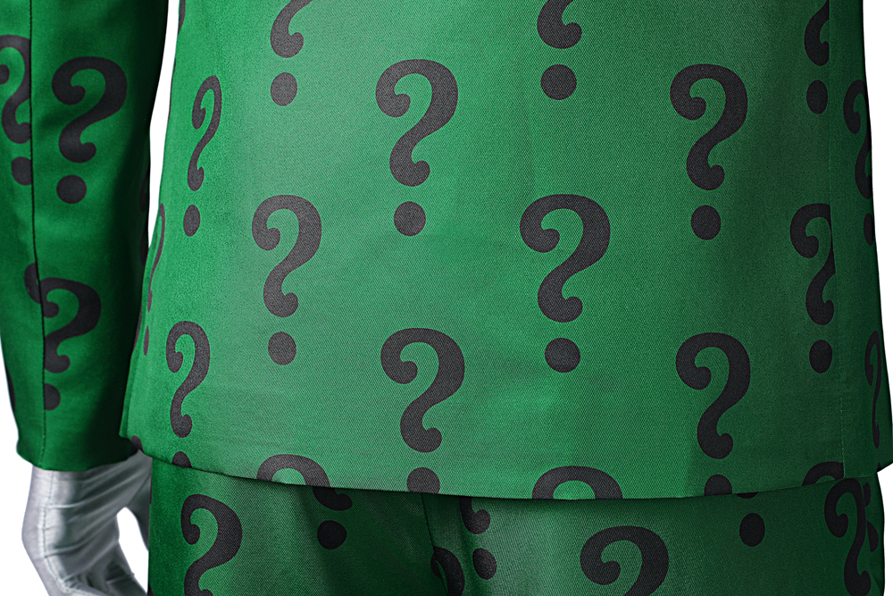 The 218.921Batman 1966 TV  Riddler Cosplay Costume Halloween Costume Sets DC Movie 4854