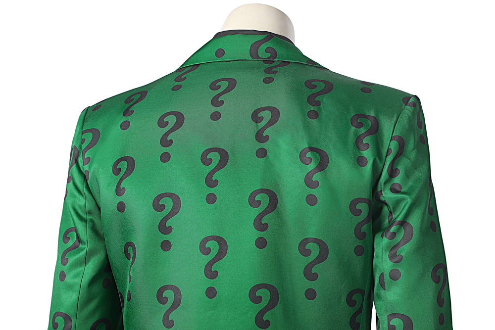 The 218.921Batman 1966 TV  Riddler Cosplay Costume Halloween Costume Sets DC Movie 4854