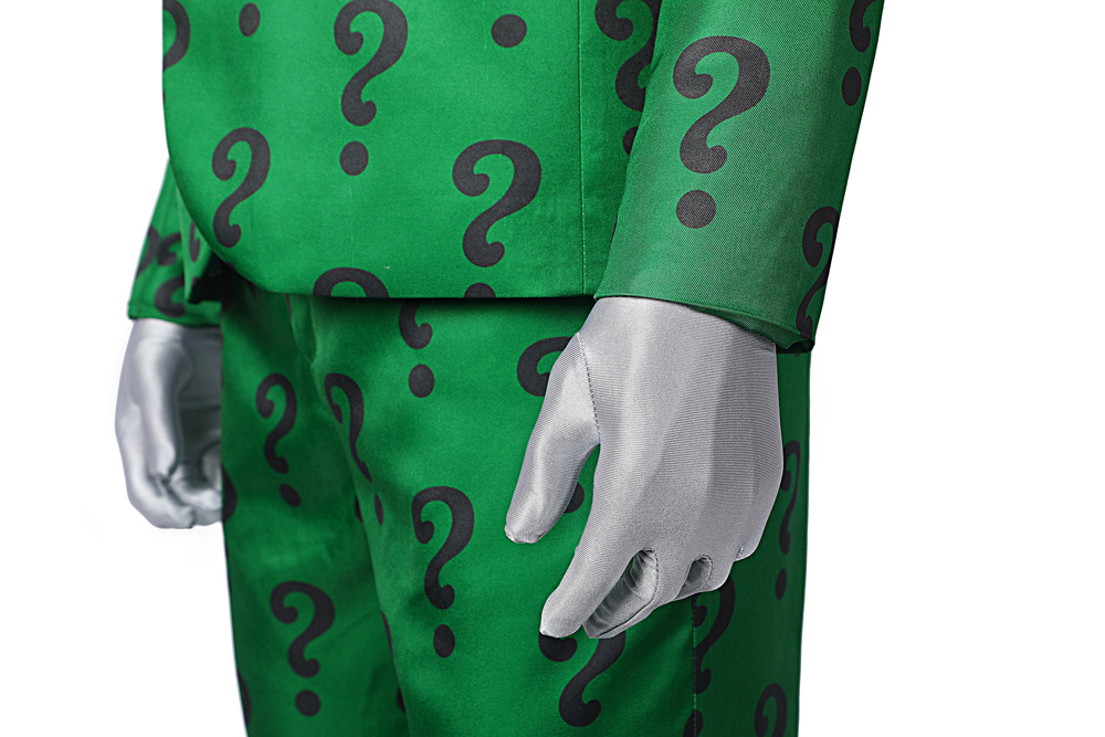The 218.921Batman 1966 TV  Riddler Cosplay Costume Halloween Costume Sets DC Movie 4854