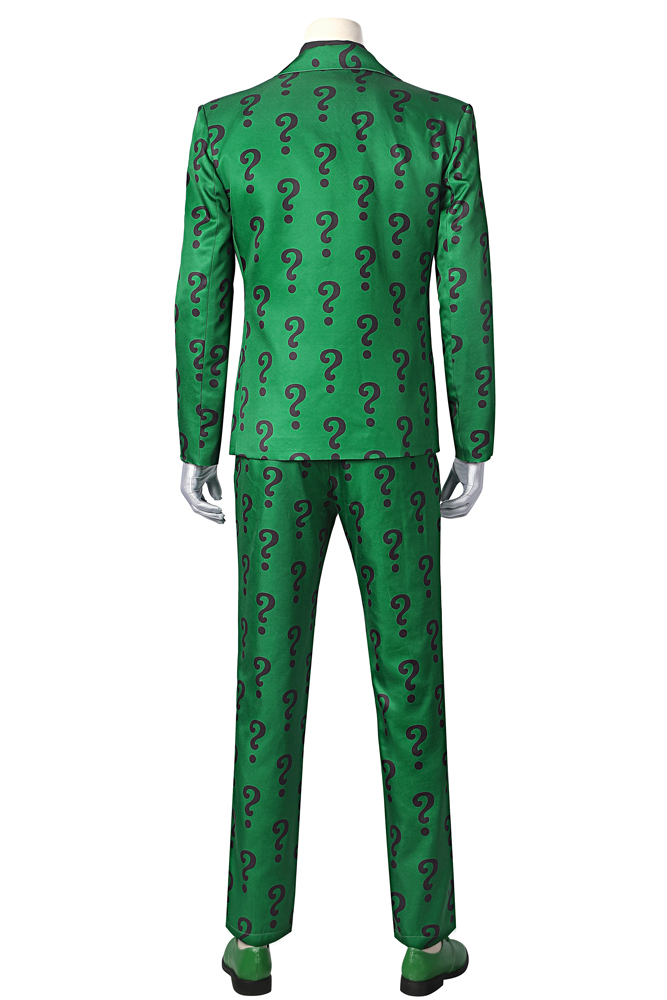 The 218.921Batman 1966 TV  Riddler Cosplay Costume Halloween Costume Sets DC Movie 4854