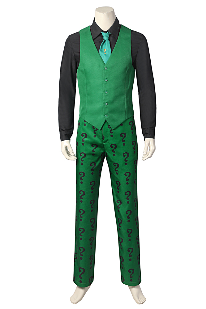 The 218.921Batman 1966 TV  Riddler Cosplay Costume Halloween Costume Sets DC Movie 4854