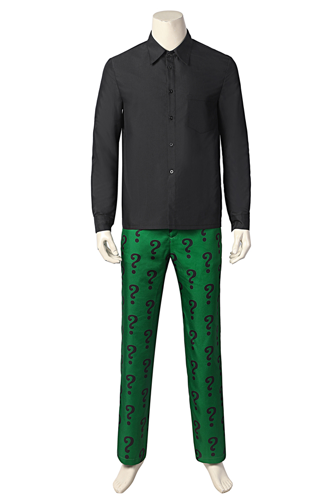 The 218.921Batman 1966 TV  Riddler Cosplay Costume Halloween Costume Sets DC Movie 4854