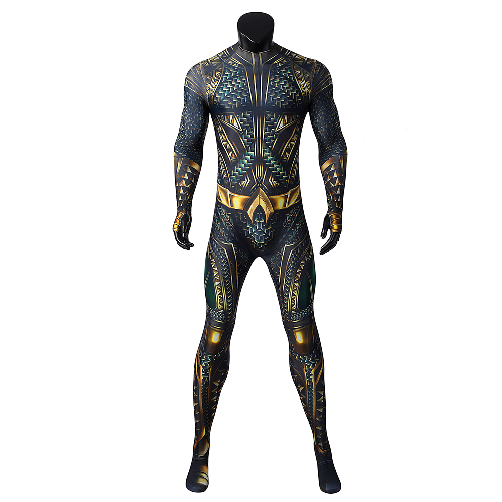 DC Movie Aquaman and the Lost Kingdom Arthur Curry Costume Cosplay Jumpsuit J21033GA