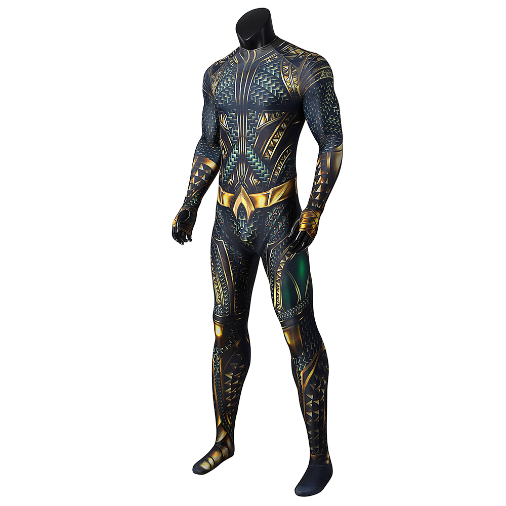 DC Movie Aquaman and the Lost Kingdom Arthur Curry Costume Cosplay Jumpsuit J21033GA
