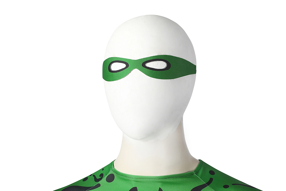 DC Movie Batman Forever Riddler Jim Carrey Cosplay Costume Halloween Costume Sets J21042AA