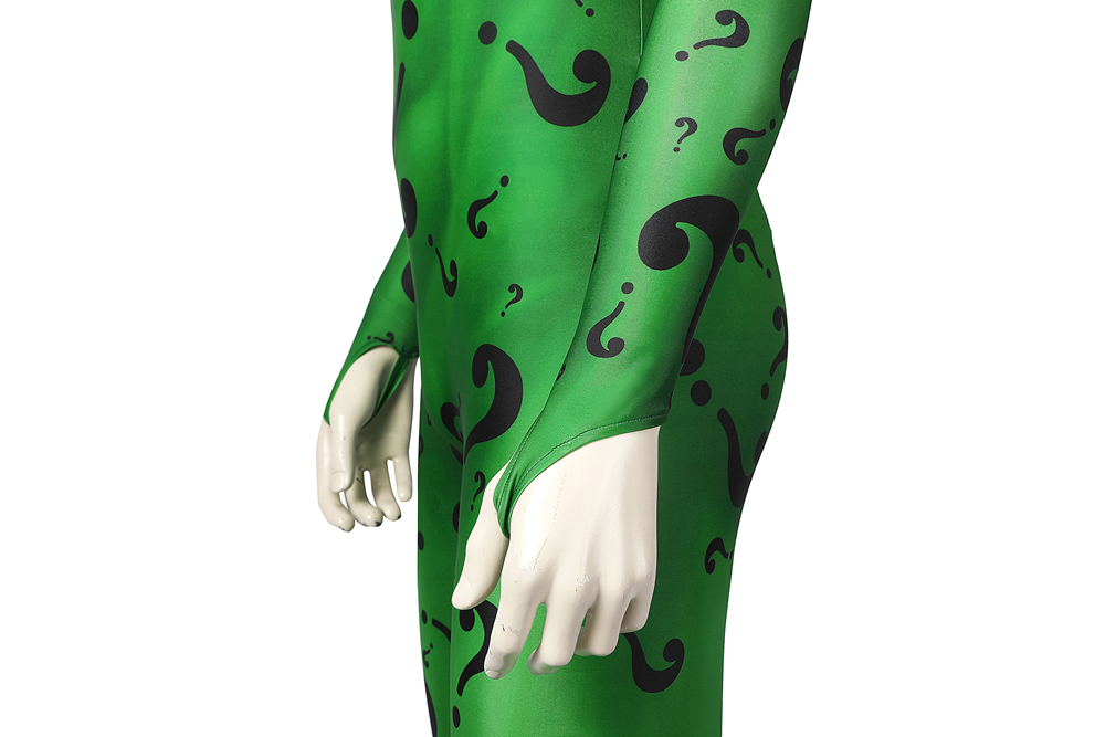 DC Movie Batman Forever Riddler Jim Carrey Cosplay Costume Halloween Costume Sets J21042AA