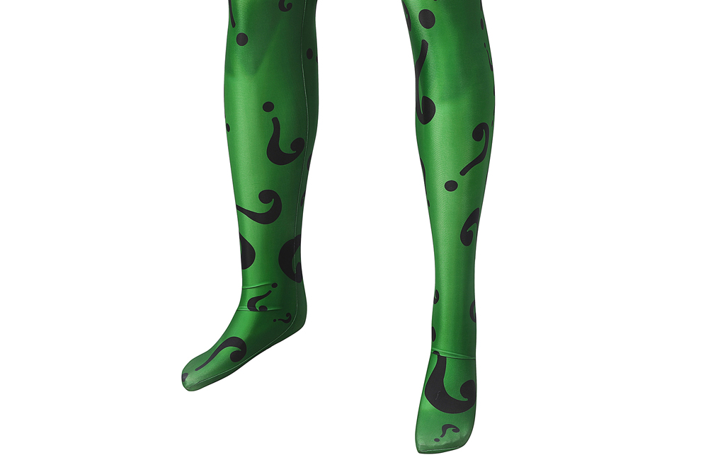 DC Movie Batman Forever Riddler Jim Carrey Cosplay Costume Halloween Costume Sets J21042AA