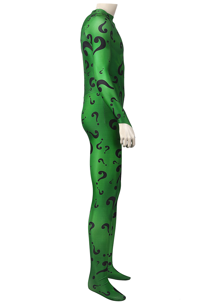 DC Movie Batman Forever Riddler Jim Carrey Cosplay Costume Halloween Costume Sets J21042AA