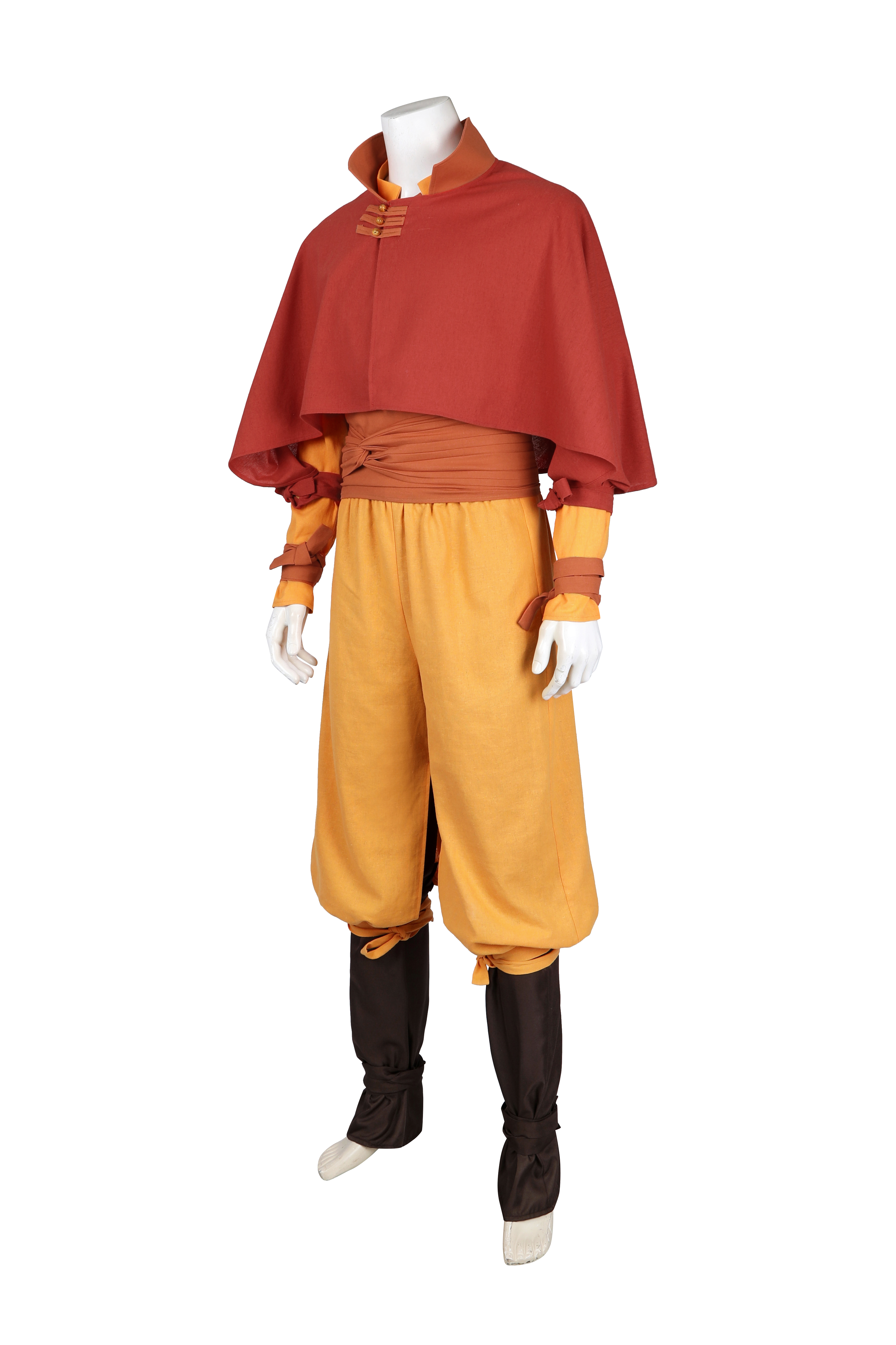 Anime Avatar Airbender Avatar Aang Cosplay Costume Adult Kids Unisex Jumpsuit Suit Bodysuit Halloween Uniform