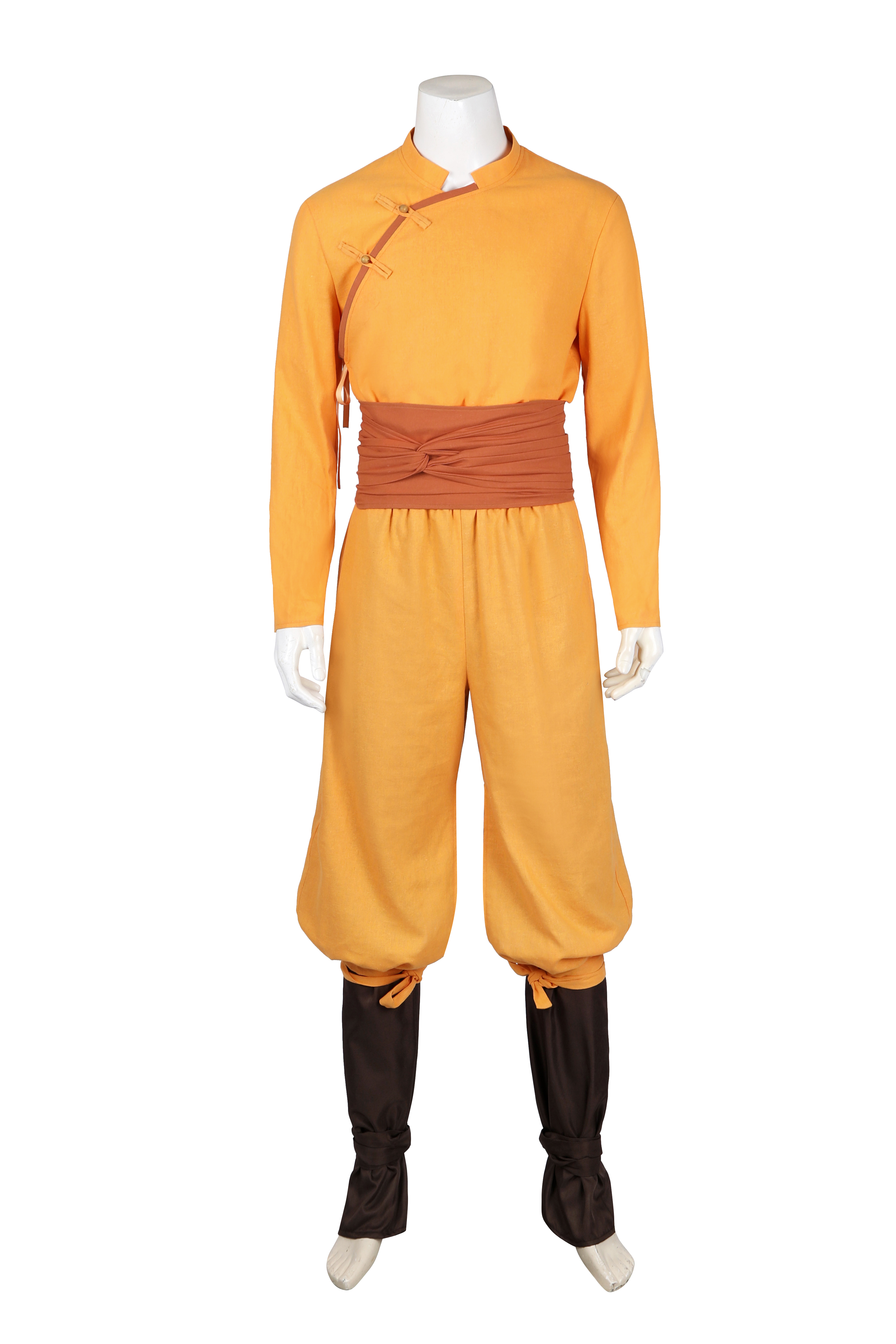 Anime Avatar Airbender Avatar Aang Cosplay Costume Adult Kids Unisex Jumpsuit Suit Bodysuit Halloween Uniform