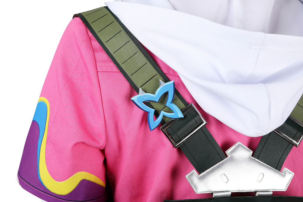 VALORANT CLOVE Pink Cosplay Costume With Backpack