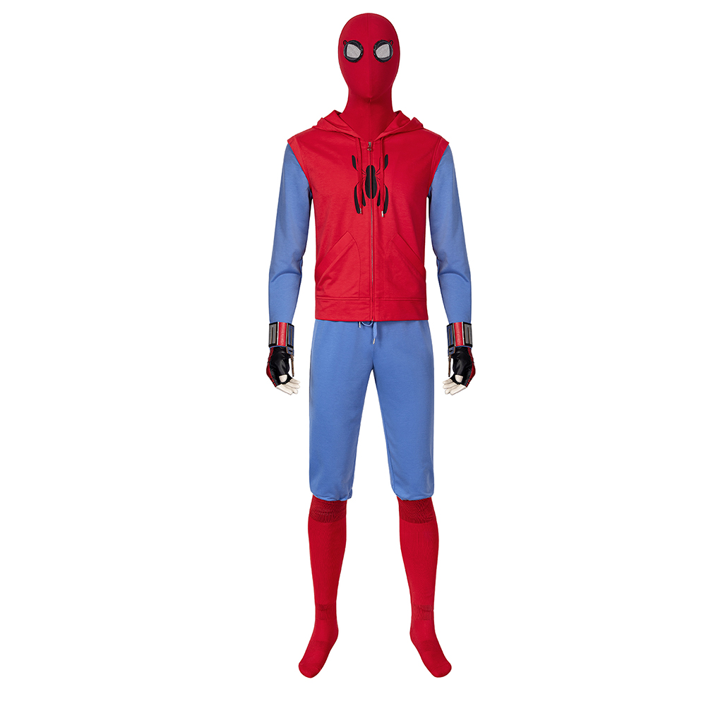 Spider Man Homecoming peter parker Cosplay Costume Halloween Costume Sets DC Movie 4621
