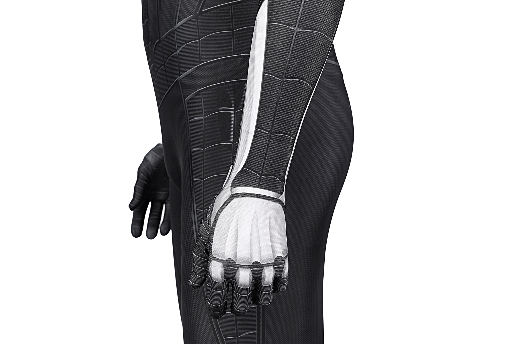 Movie Symbiote Black Suit Spider-Man in Marvel's Spider Man Miles Morales PS5 Cosplay Costume Halloween Costume Sets J21039BA 