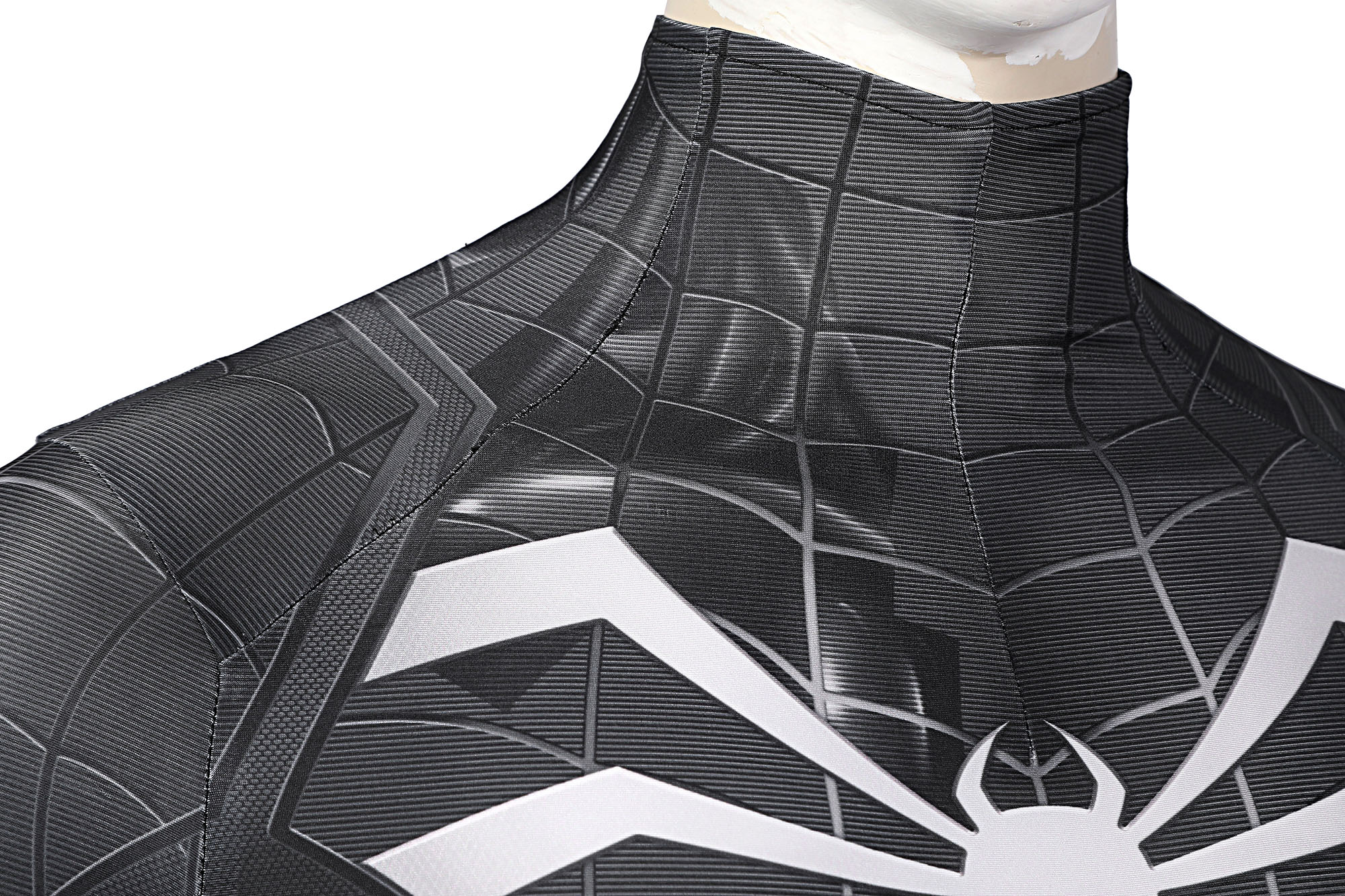 Movie Symbiote Black Suit Spider-Man in Marvel's Spider Man Miles Morales PS5 Cosplay Costume Halloween Costume Sets J21039BA 