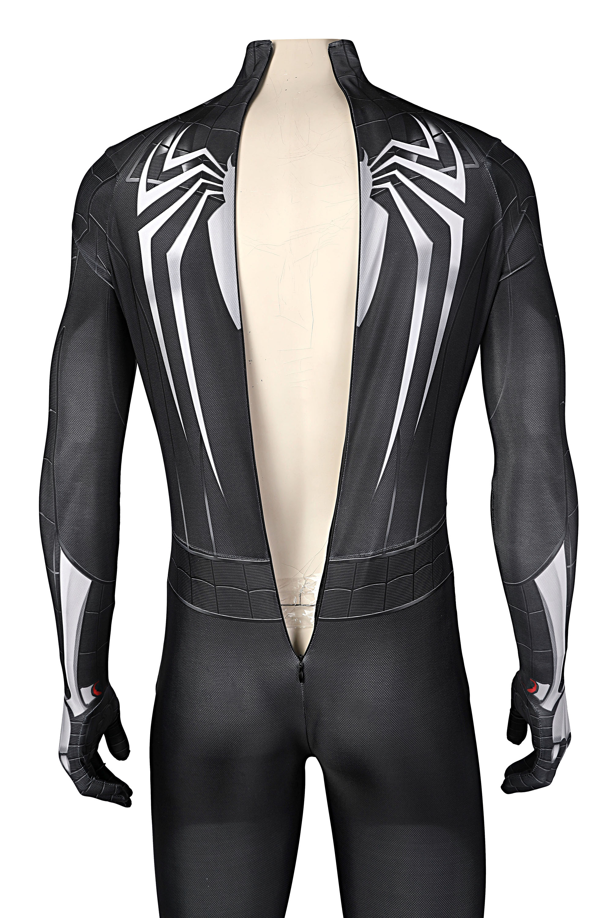 Movie Symbiote Black Suit Spider-Man in Marvel's Spider Man Miles Morales PS5 Cosplay Costume Halloween Costume Sets J21039BA 