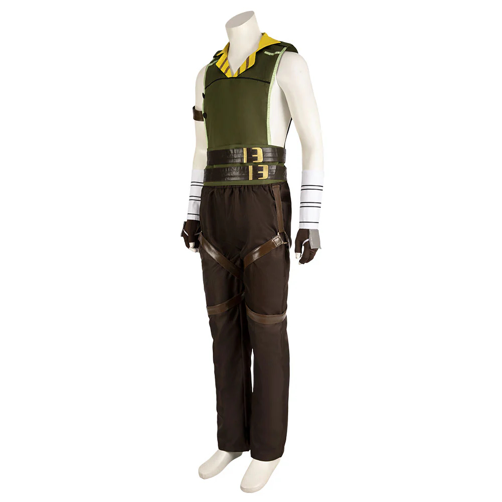 Red White Black Yellow Band 8 Hazel Rainart Cosplay Costume