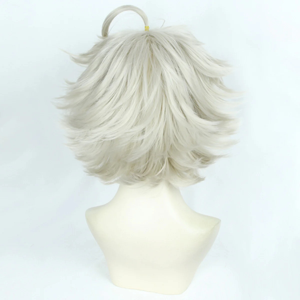 Black Clover Asta Light Yellow Gray Cosplay Wig