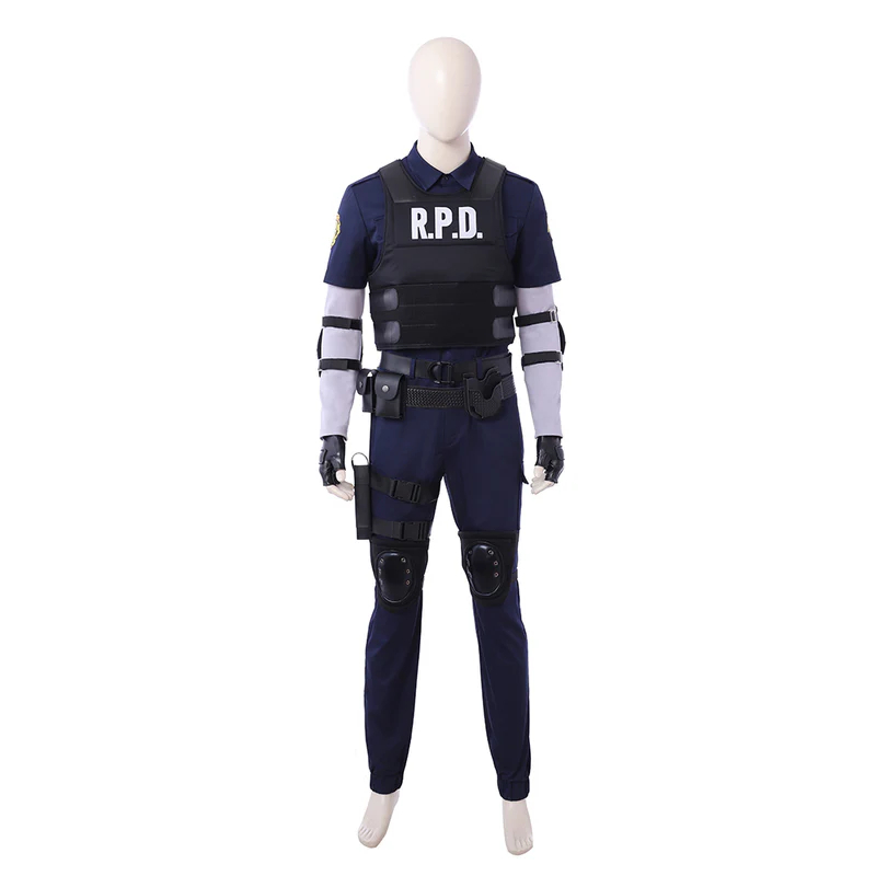 Resident Evil 2 Leon Scott Kennedy Game Cosplay Costume