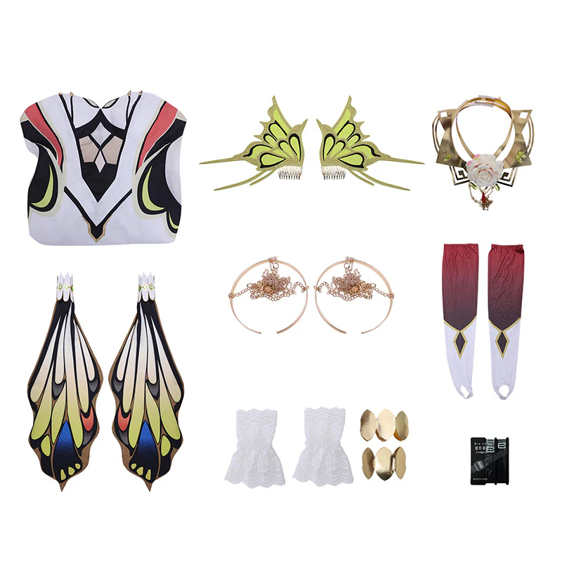 Code Geass: C.C. CC Butterfly Gown Cosplay Costume