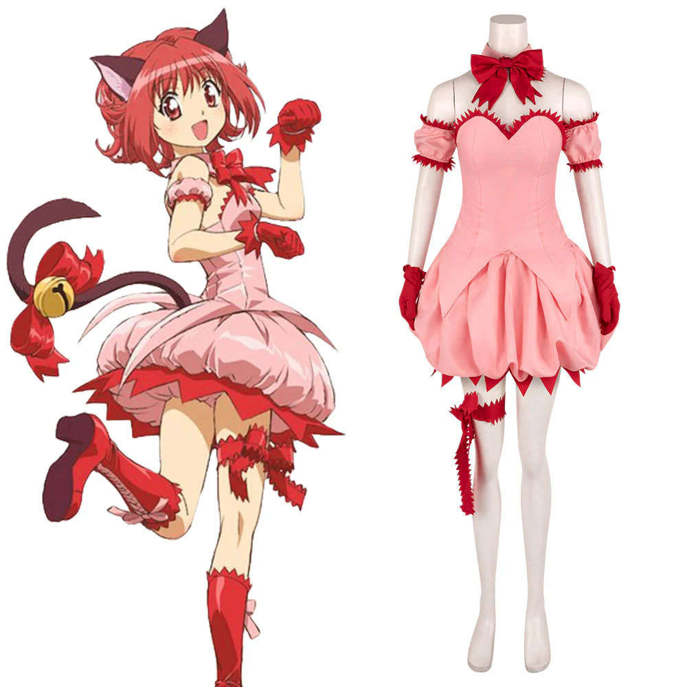 2022 Tokyo Mew Mew Ichigo Momomiya Cosplay Costume
