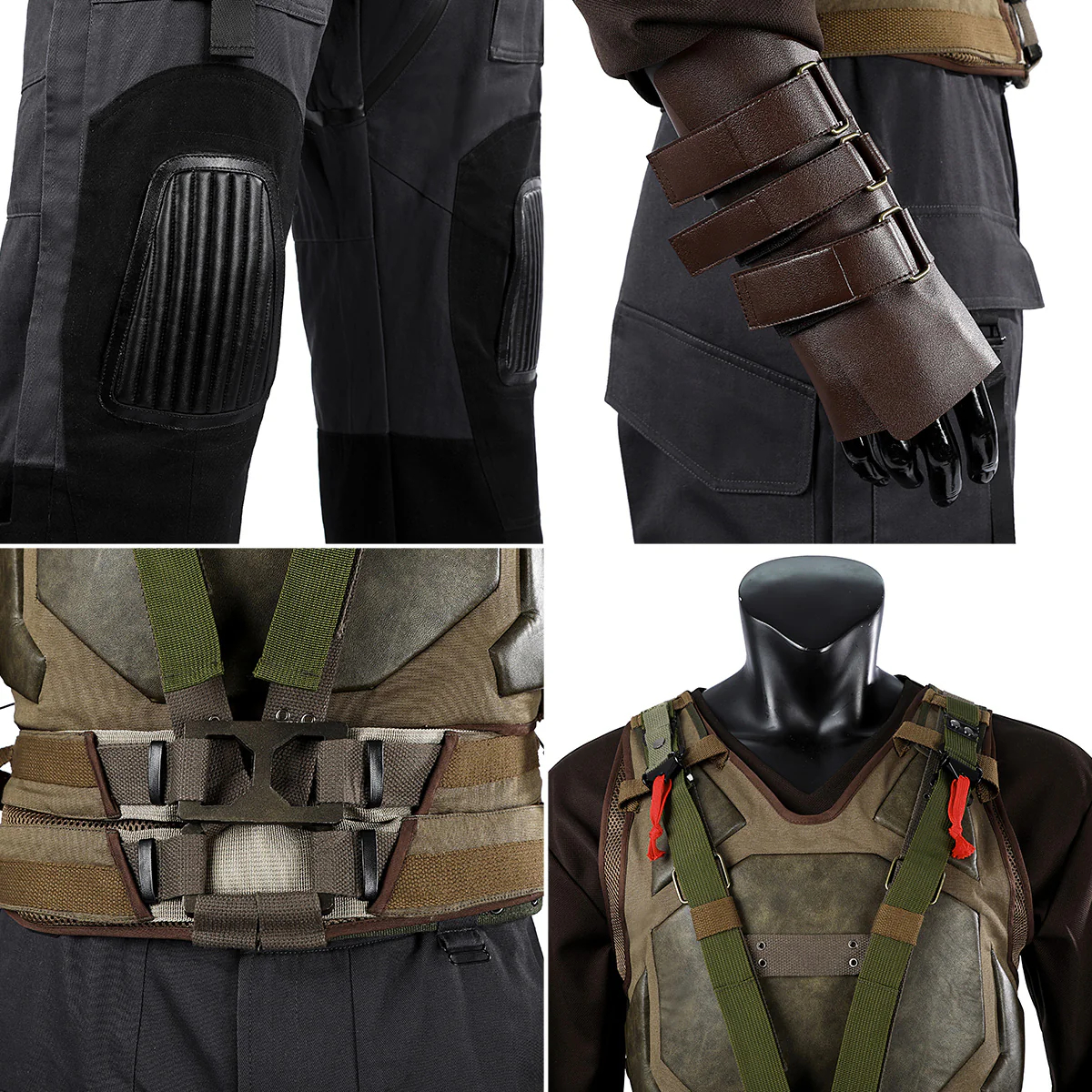 Batman Bane Cosplay Costume Mask overcoat Props accessories Halloween