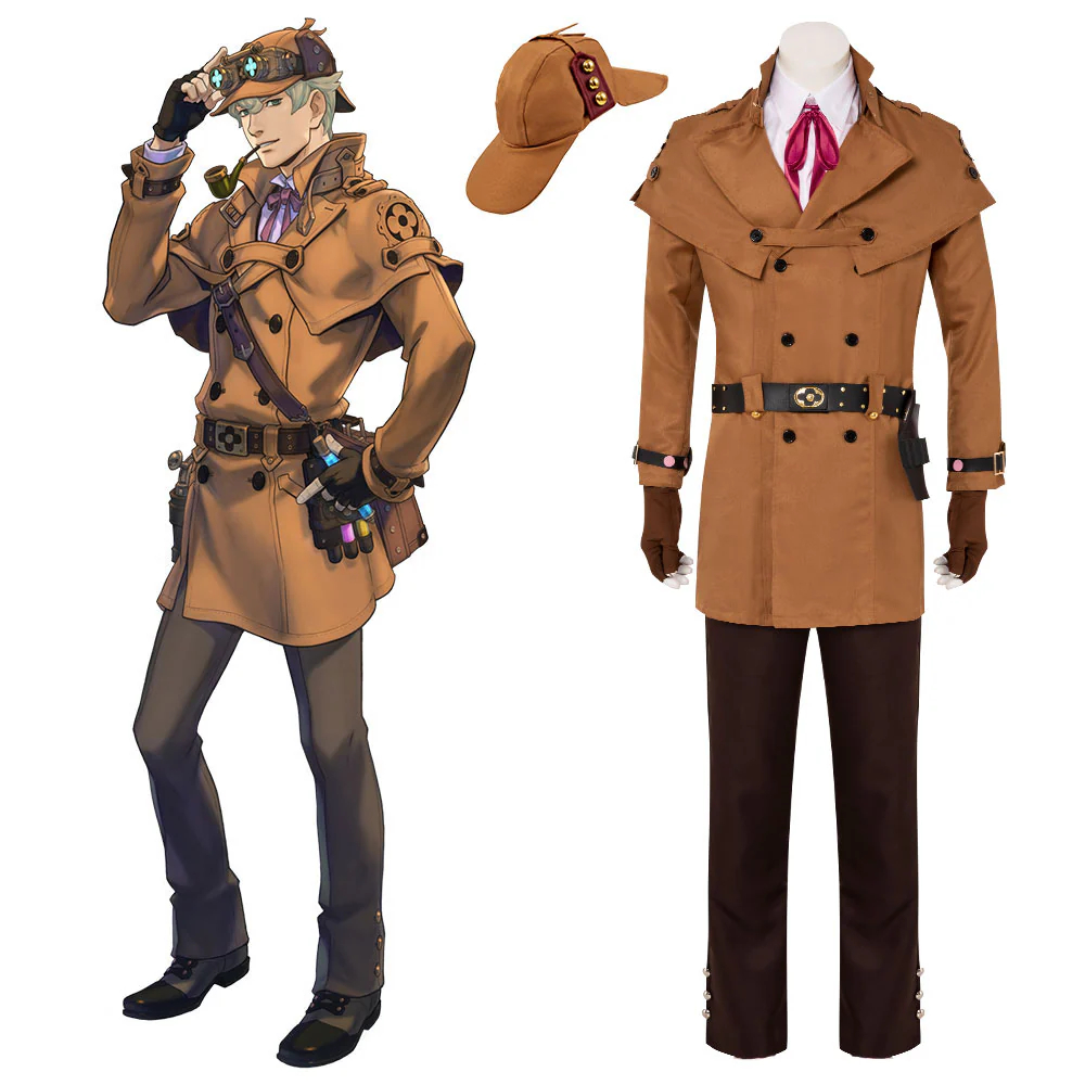 The Great Ace Attorney Chronicles A Most Singular Great Detective Herlock Sholmes Cosplay Costume