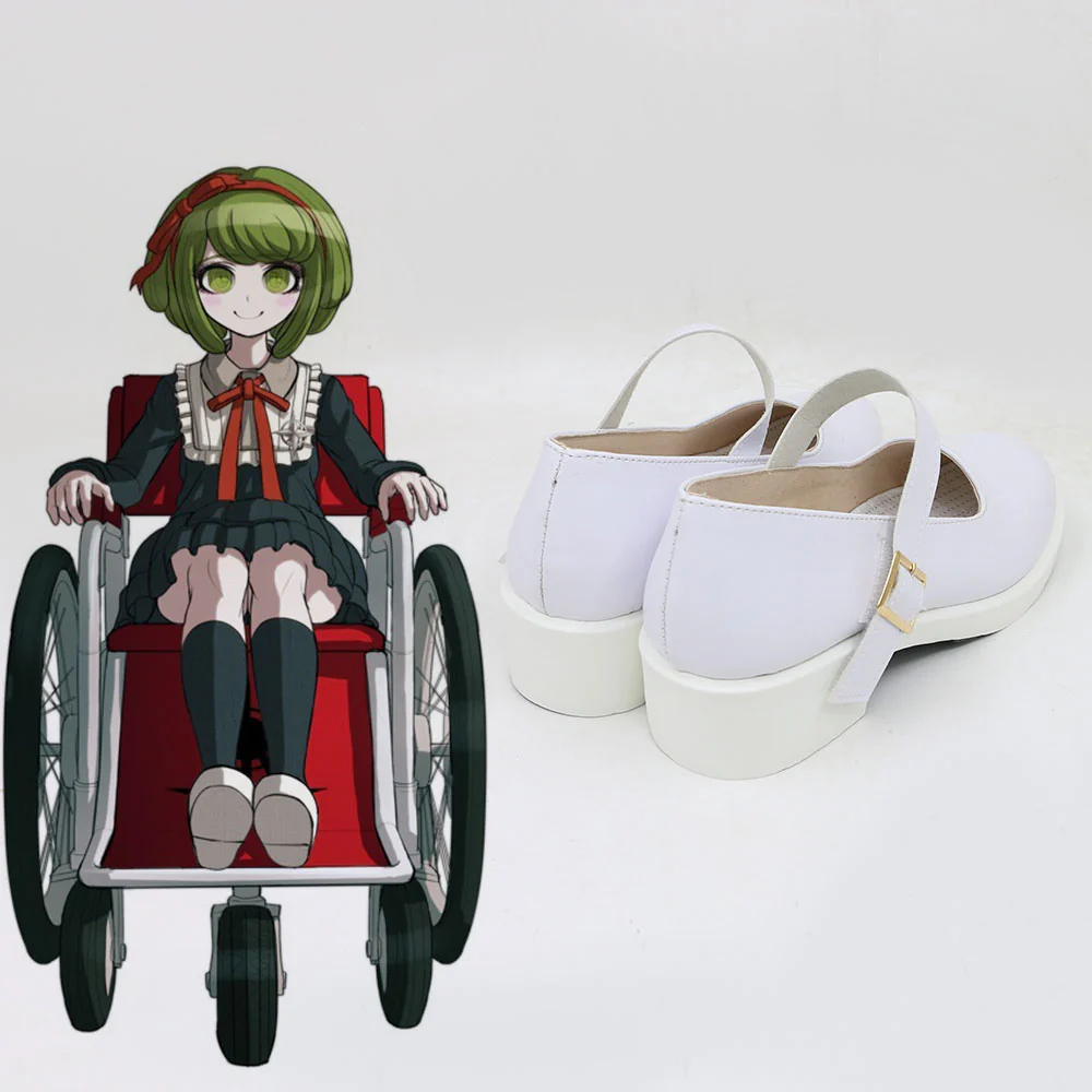 Danganronpa V3: Killing Harmony Maki Harukawa Brown Shoes Cosplay Boots