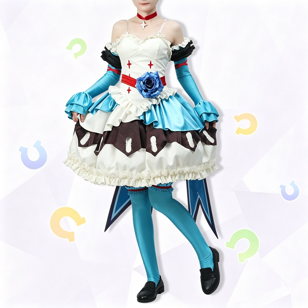 Uma Musume Pretty Derby Yamanin Zephyr Cosplay Costume Racewear Outfit 