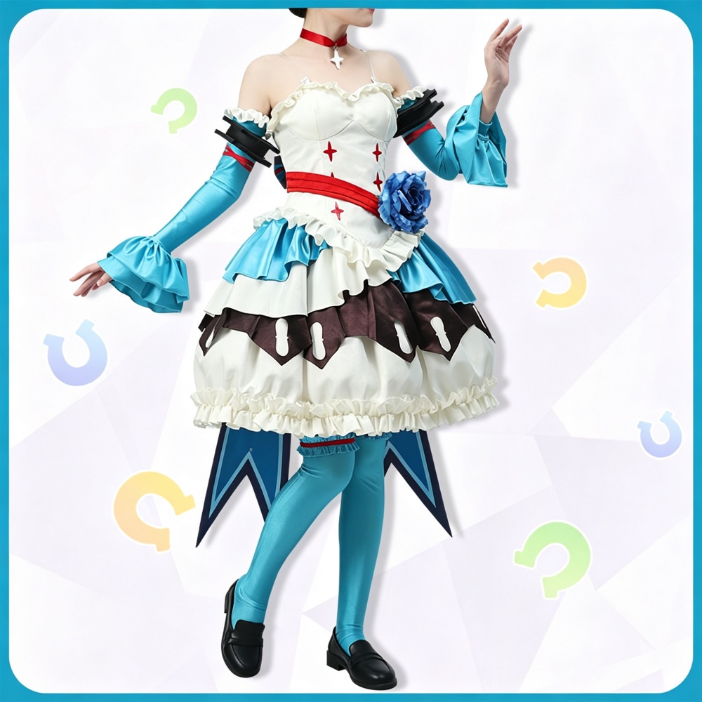 Uma Musume Pretty Derby Yamanin Zephyr Cosplay Costume Racewear Outfit 