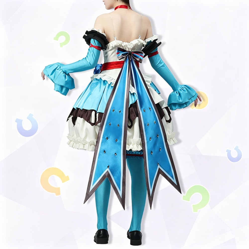 Uma Musume Pretty Derby Yamanin Zephyr Cosplay Costume Racewear Outfit 