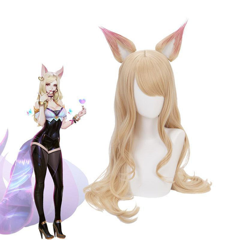 LOL KDA Skin Nine-Tailed Fox Ahri Outfit Full sets Cosplay Costumes
