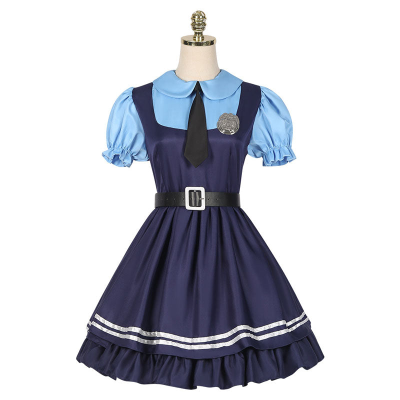 Zootopia Officer Judy Hopps Dress Cosplay Costumes