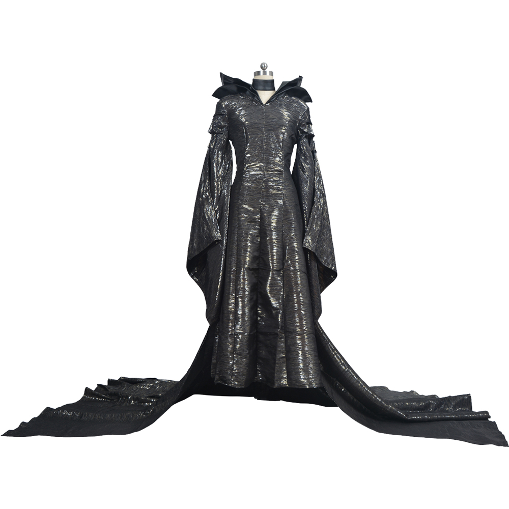 Movie Maleficent Cosplay Costume Angelina Jolie Dress Version B Halloween Carnival Costumes M20150078 
