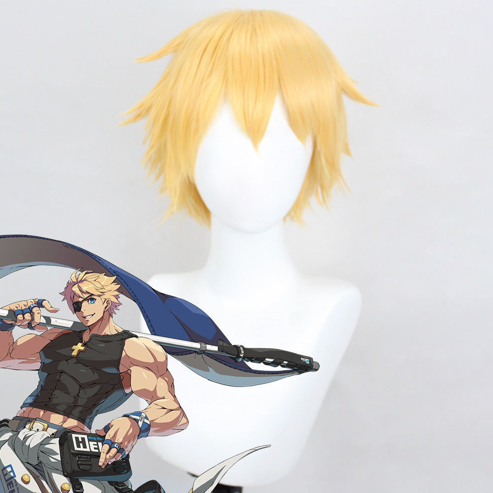 Guilty Gear Strive Sin Kiske Golden Cosplay Wig