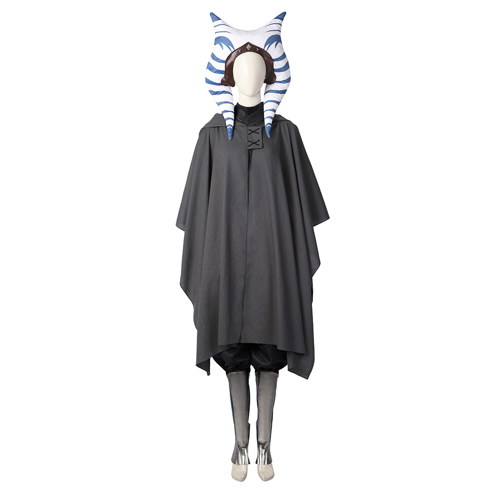 Movie Star Wars The Mandalorian  Ahsoka Tano Cosplay Costume Women's Halloween Costume 4996