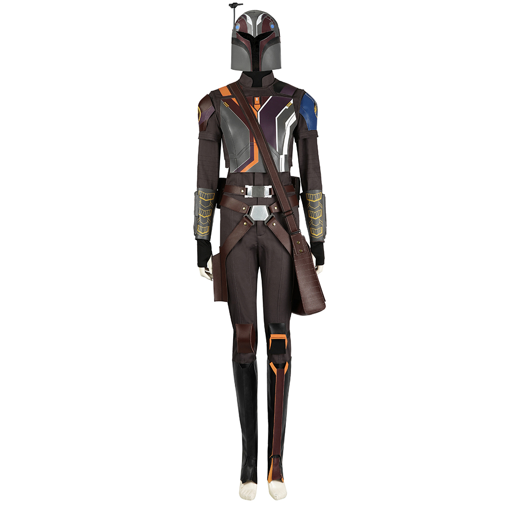 Movie Star Wars Ahsoka Sabine Wren Cosplay Costumes Slave Outfit 5230