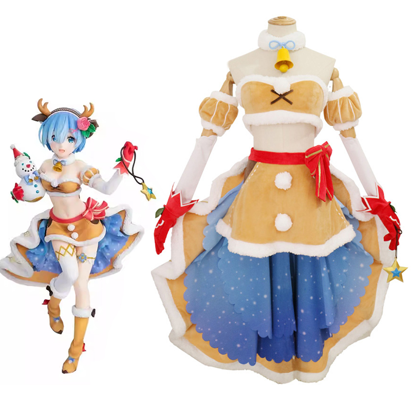  Re: Life in a Different World from Zero Rem Christmas Cosplay Costume