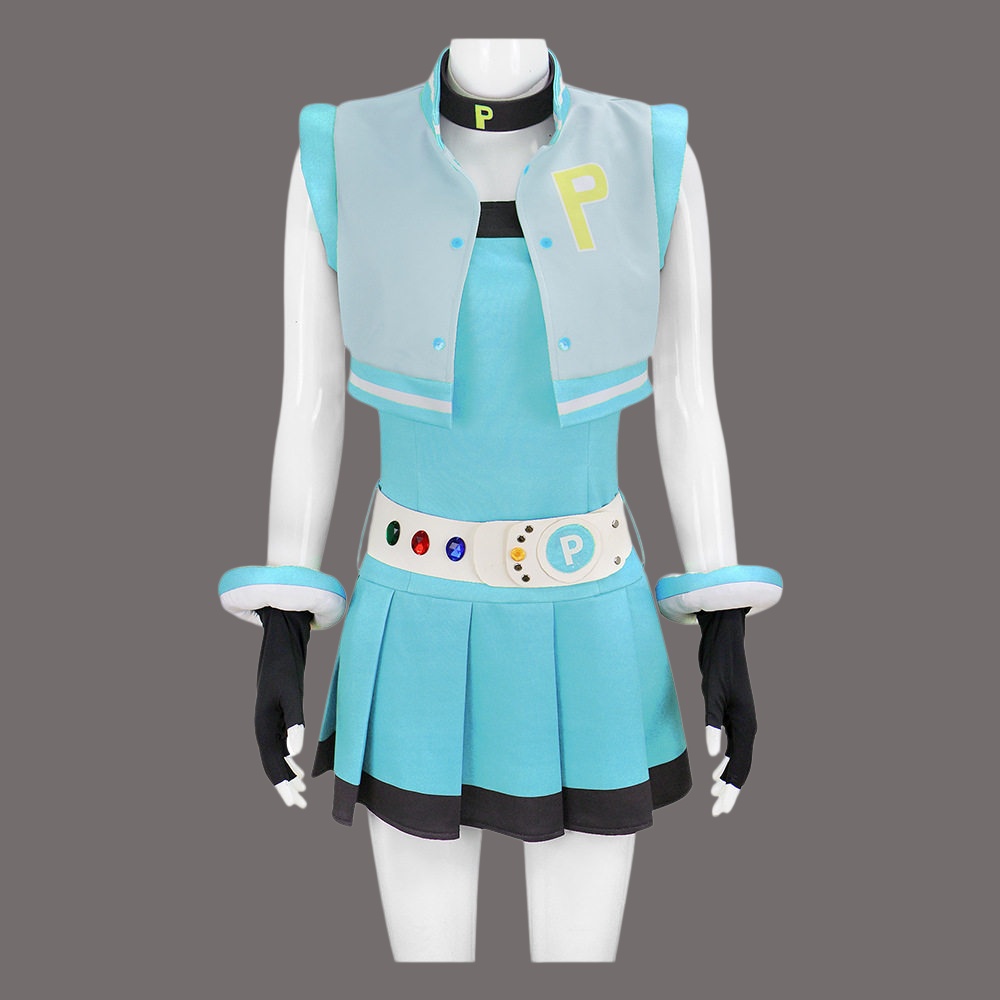 Powerpuff Girls Z Blossom Buttercup Bubbles Cosplay Costume Dress 
