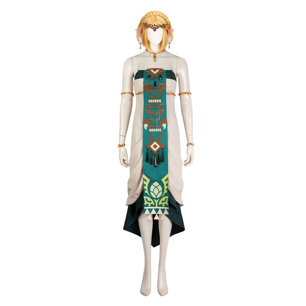 Game The Legend of Zelda: Tears of the Kingdom Princess Zelda Cosplay Costume Halloween Costume Sets 5180