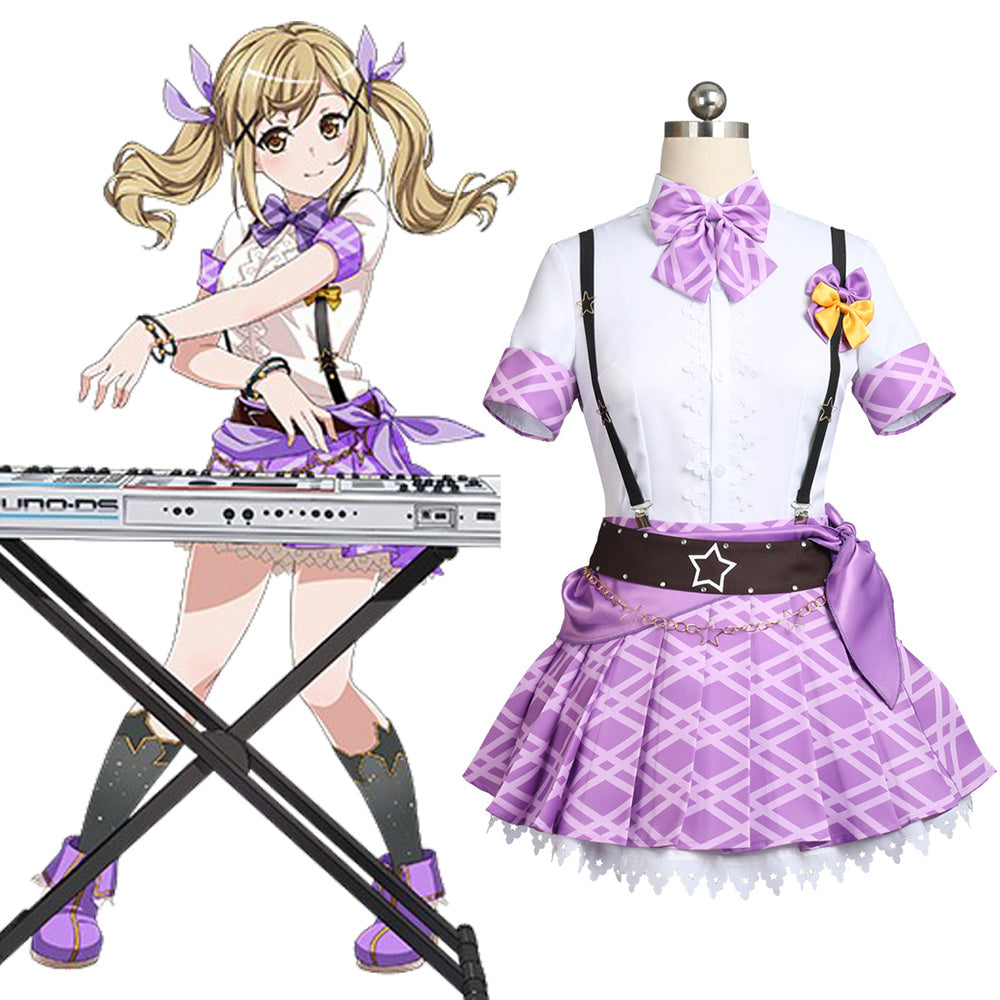 BanG Dream! Poppin' Party Ichigaya Arisa Cosplay Costume